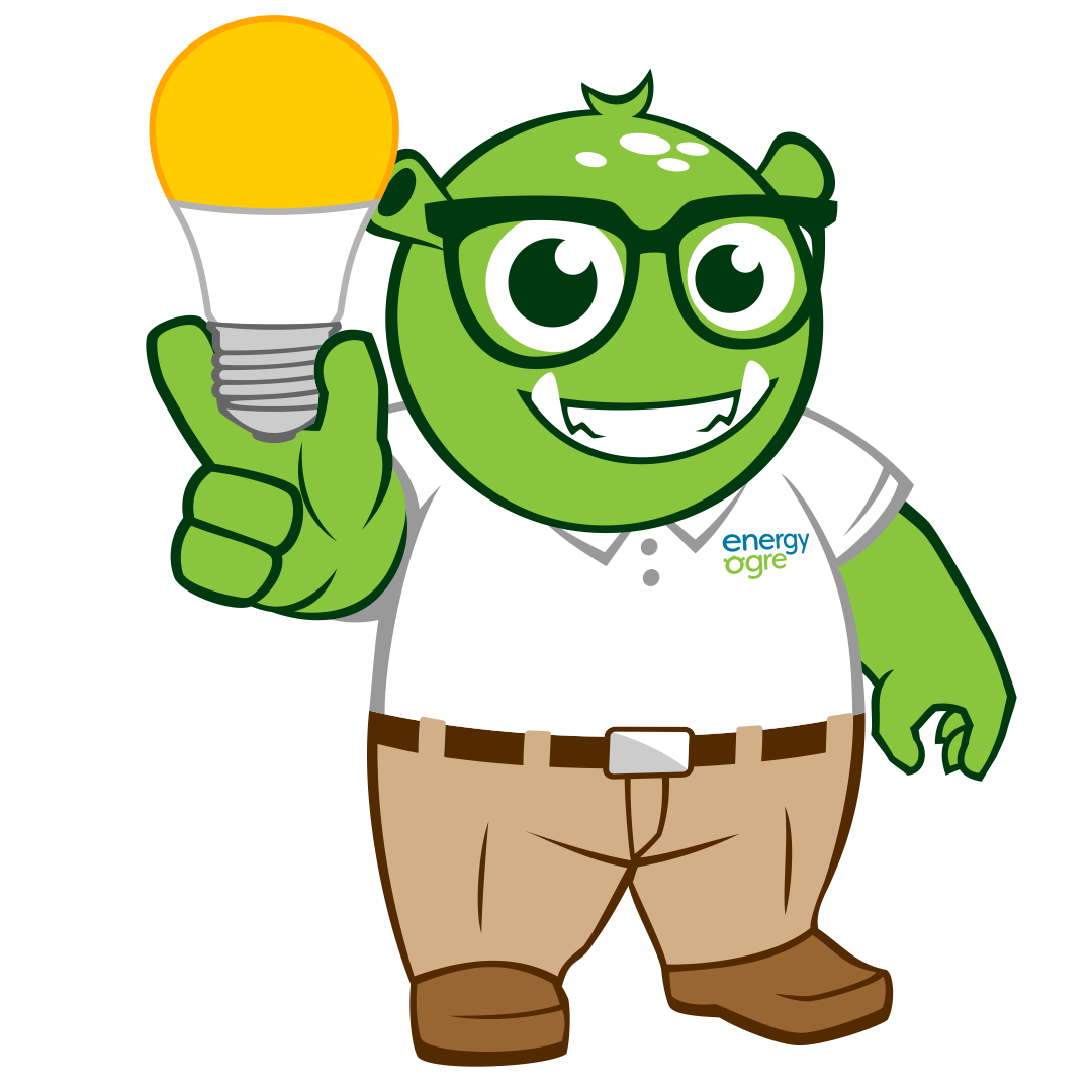 Illustration of an LED light bulb.